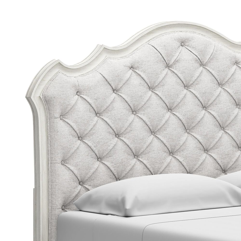 Millenium Arlendyne King Upholstered Bed in Antique White, , large
