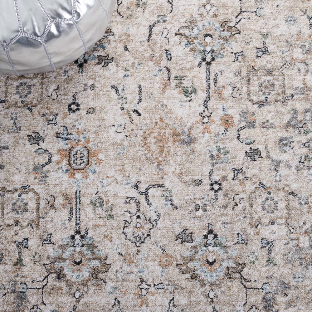 Safavieh Jasmine JSM333F 5&#39;3&quot; x 7&#39;7&quot; Grey and Blue Area Rug, , large