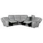 Steve Silver Alexandria 6-Piece Power Reclining Sectional in Stone, , large