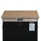 Riva Ridge Oxford King Panel Storage Bed with Two Nightstands in Tan with USB Ports, , large