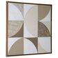 Ashley Harelman 40" x 40" Wall Art in Tan, Taupe and White, , large