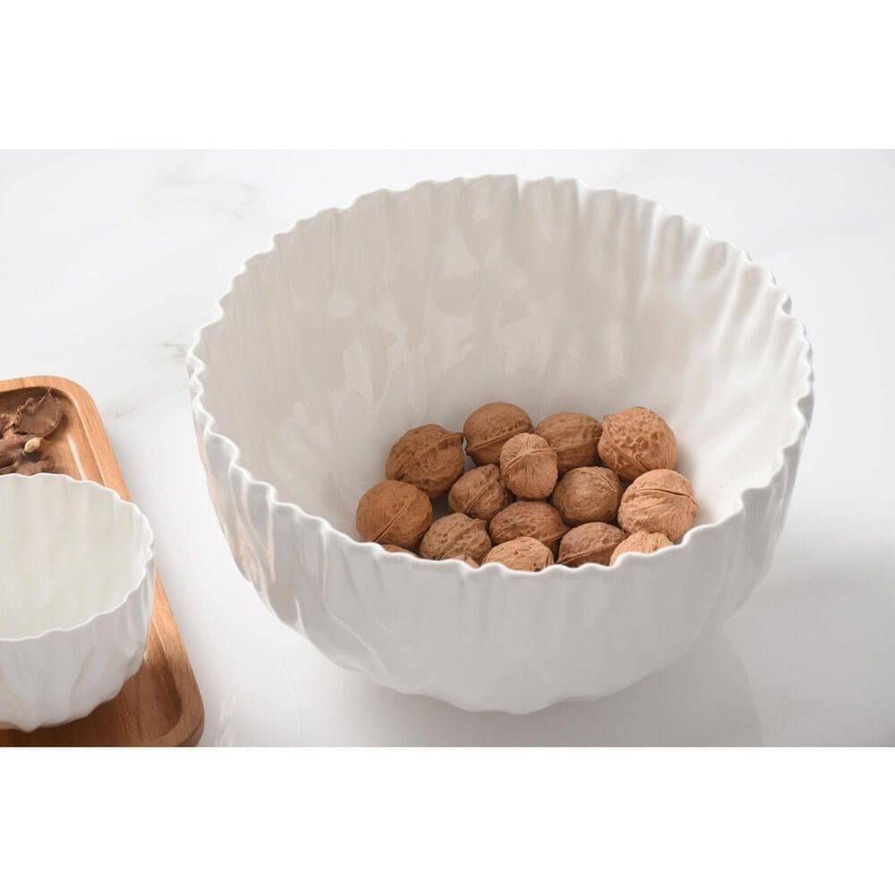 Pampa Bay Mascali Bianca Large Bowl in White, , large