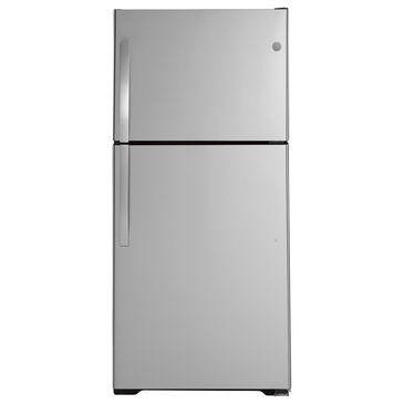 GE Appliances 21.9 Cu. Ft. Top Freezer Refrigerator in Fingerprint Resistant Stainless Steel, , large