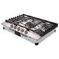LG Studio Studio 30" Gas Cooktop with EasyClean in Stainless Steel, , large