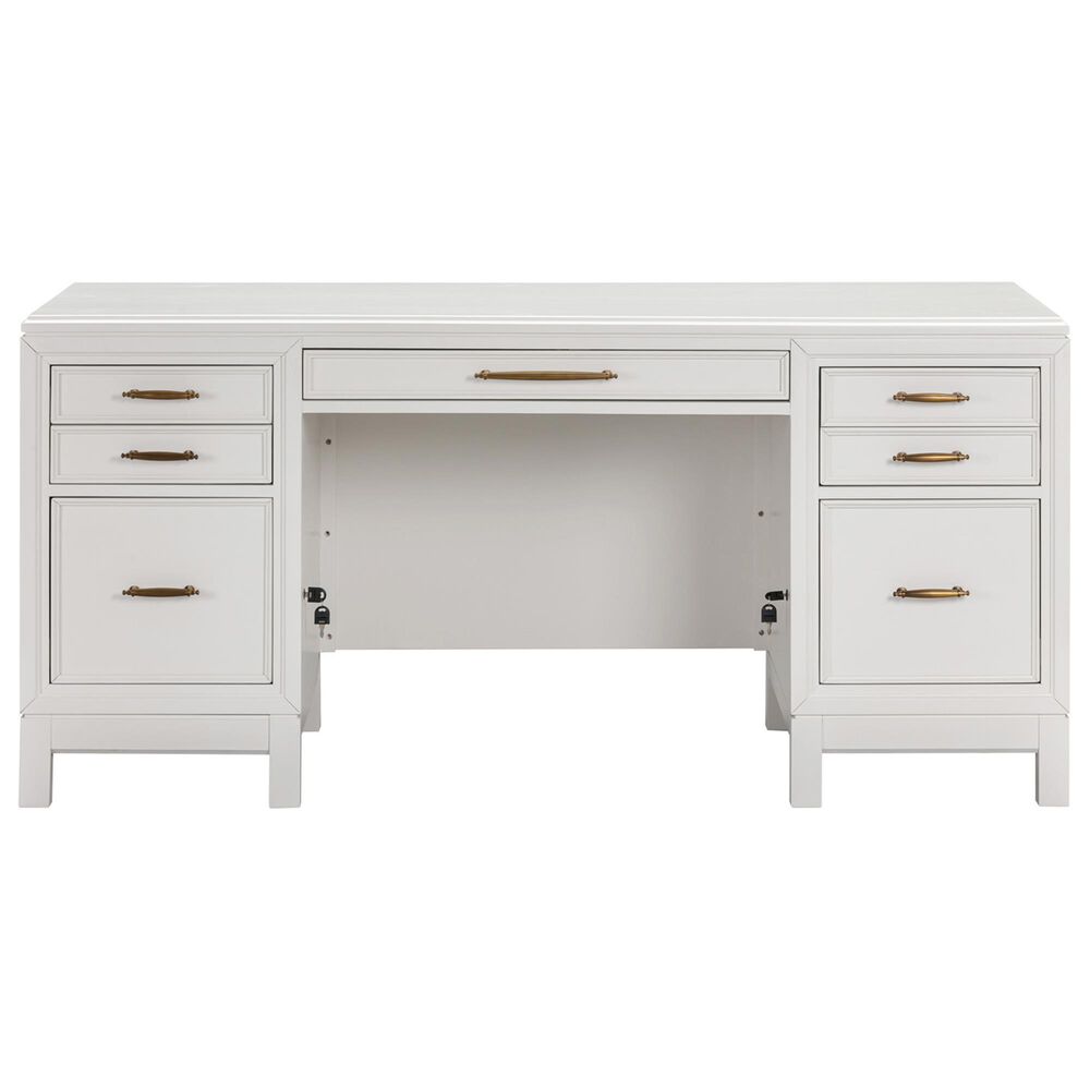 Riva Ridge Alexander 66" Executive Desk in White, , large