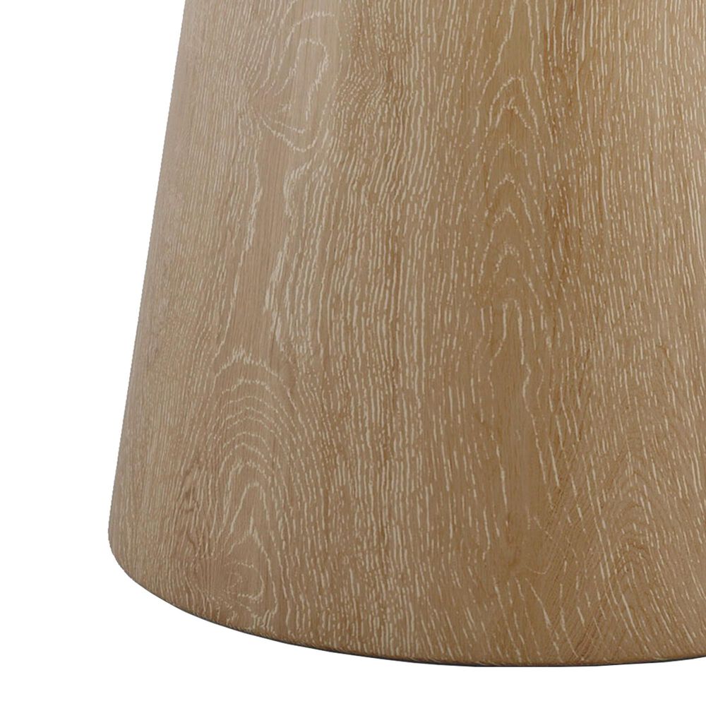 Furniture of America Halewood Round Coffee Table in Oak, , large