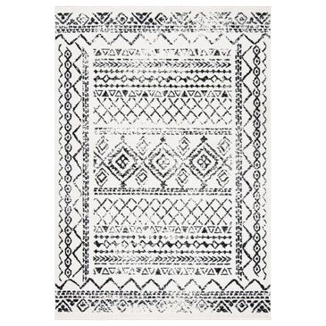 Safavieh Tulum TUL268 6" x 9" Ivory and Black Area Rug, , large