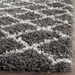 Safavieh Dallas Shag SGD258A-28 2"3" x 8" Dark Grey/Ivory Runner, , large