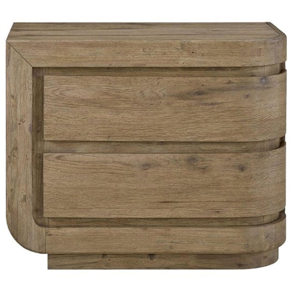 Sterling Timber Pagosa Curved Left Nightstand in Oak, , large
