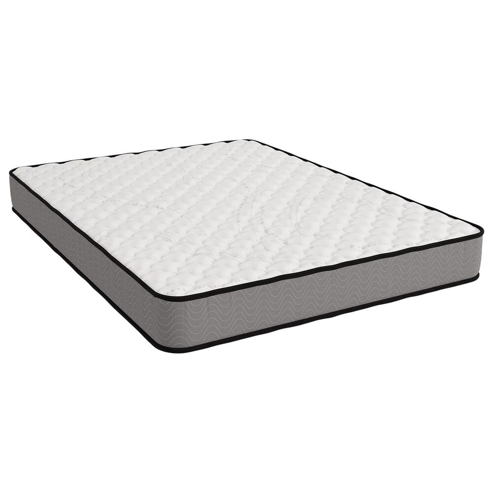Southerland Quilt 6&quot; Firm Foam King Mattress with Low Profile Box Spring, , large