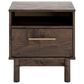 Ashley Calverson 1-Drawer Nightstand in Mocha, , large