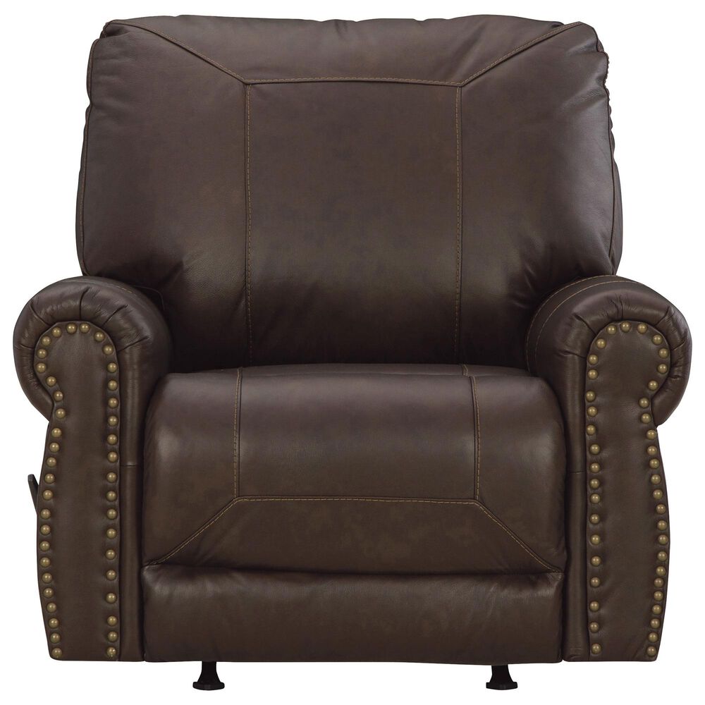 Ashley Colleton Recliner in Dark Brown, , large