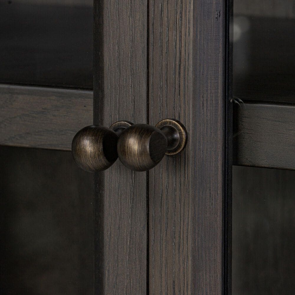 Four Hands Bolton Dawes China Cabinet in Smoked Black Oak, , large