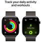 Apple Watch Series 11 (GPS+Cellular) 46mm Titanium Case with Milanese Loop - S/M in Slate and 2-Year AppleCare+, , large