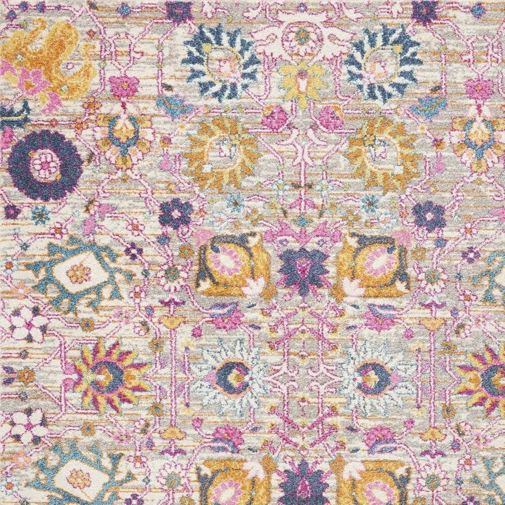 Nourison Passion PSN01 3"9" x 5"9" Silver Area Rug, , large