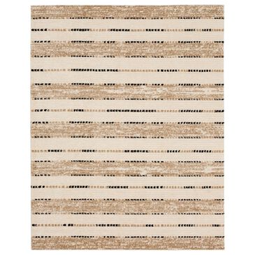 Karastan Traverse Lanes 8" x 10" Tan Area Rug, , large