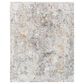 Surya Laila 6"7" Round Light Gray, Beige, White, Navy and Camel Area Rug, , large