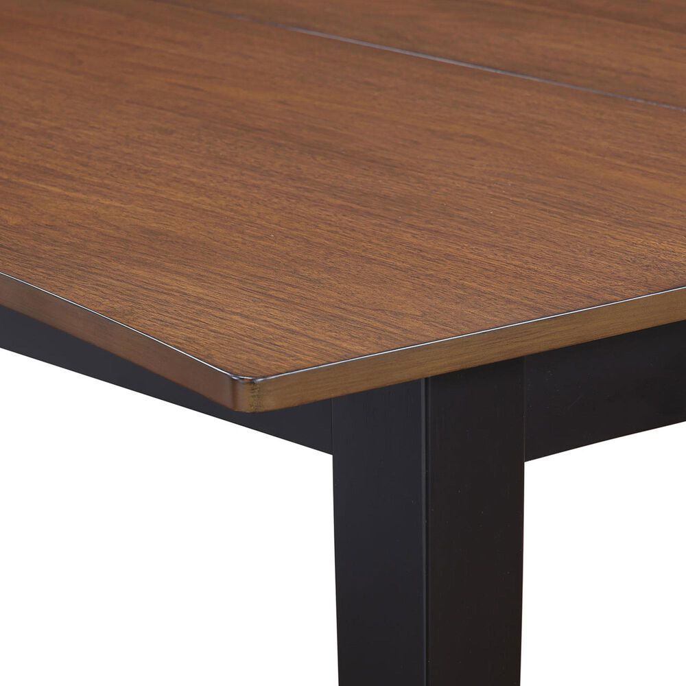 Steve Silver Joplin Dining Table in Walnut and Ebony - Table Only, , large