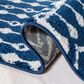 Safavieh Tulum TUL270N 9" x 12" Navy and Ivory Area Rug, , large