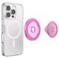 PopSockets MagSafe Circle Kick-Out PopGrip in Translucent Baby Pink, , large