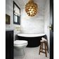 MS International Angora Tibi 1" Hexagon on 12" x 12" Marble Mosaic Sheet, , large