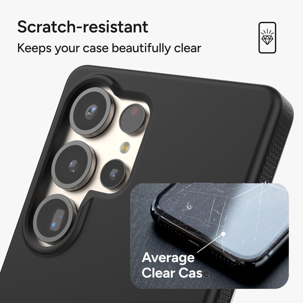 Zagg Milan Snap Opaque Case for Samsung Galaxy S25 Ultra in Black, , large