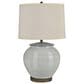 Porch View River Ginger Jar Table Lamp in White, , large
