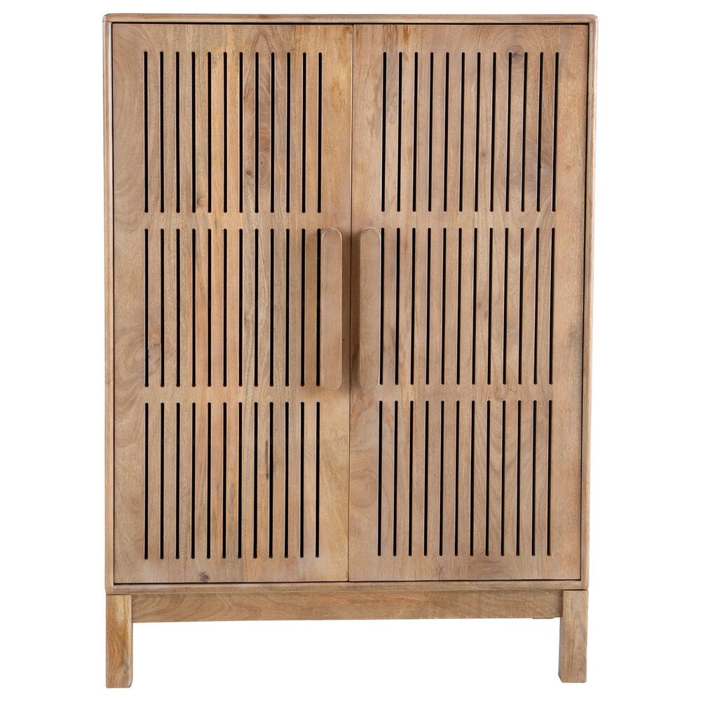 Ashley Pellamour Bar Cabinet in Natural Brown, , large