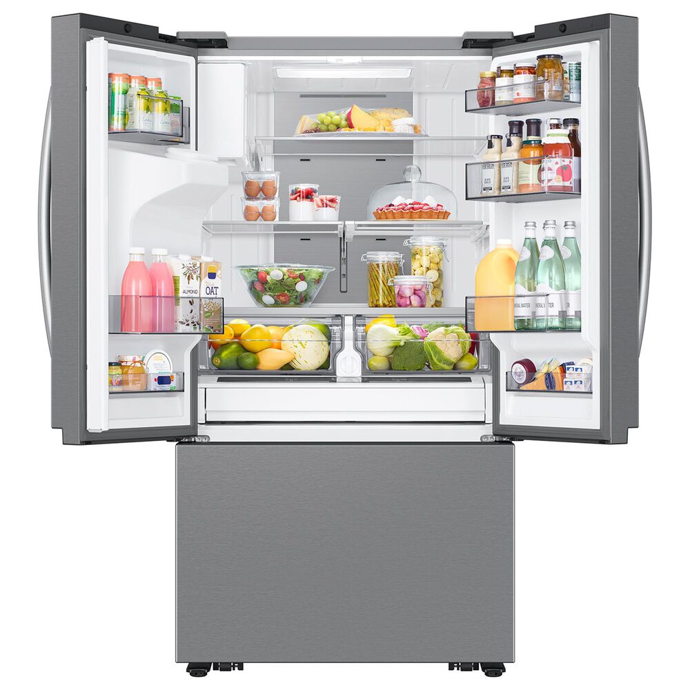 Samsung 30 Cu. Ft. 3-Door French Door Refrigerator with Family Hub in Stainless Steel, , large