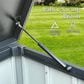 Hearth and Haven 120-Gallon Outdoor Storage Deck Box with Waterproof Material in Dark Gray, , large