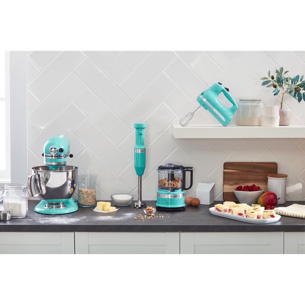 KitchenAid Corded Variable Speed Hand Blender in Aqua Sky, , large