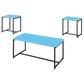 HOMLUX 3-Piece Occasional Table Set in Blue, , large