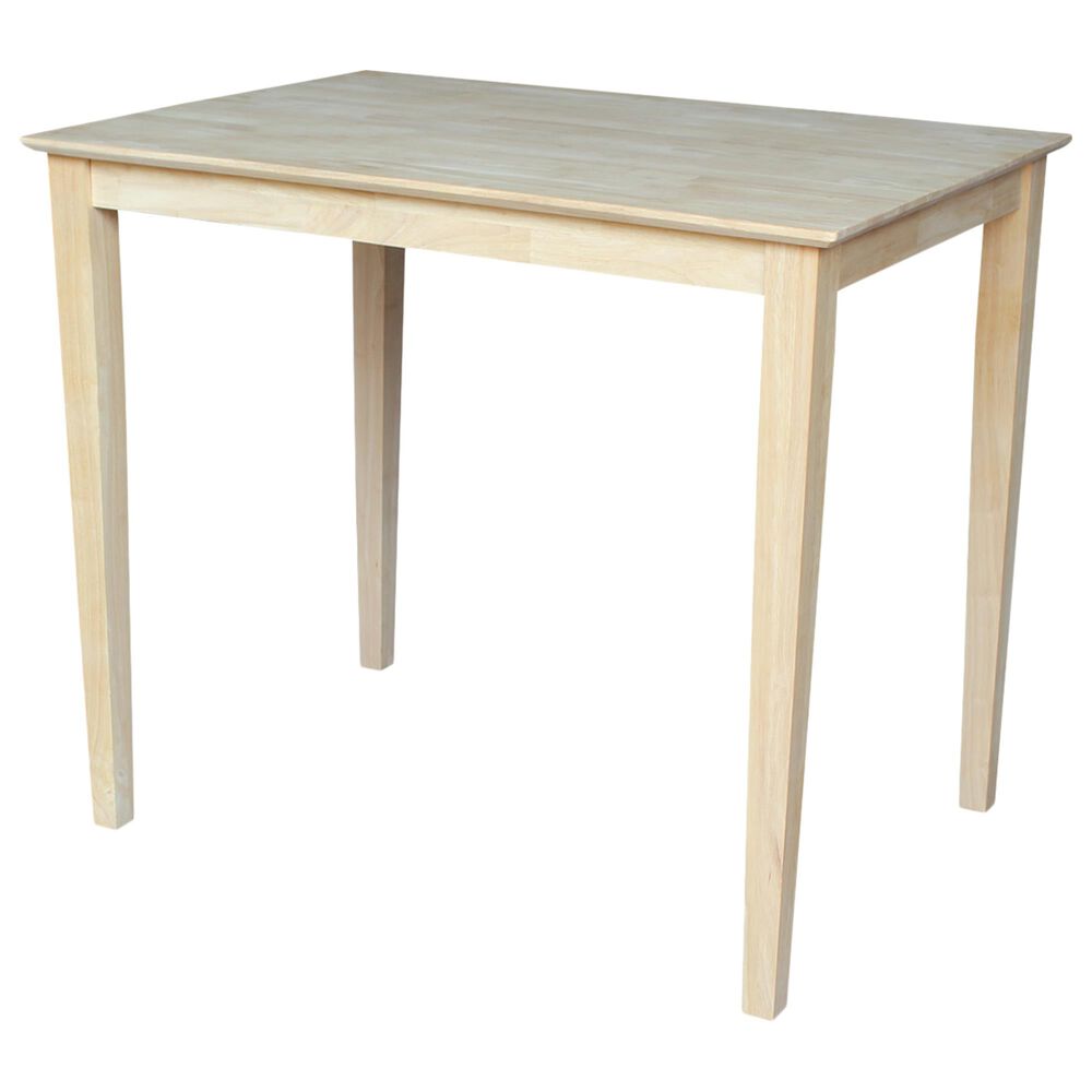 Modern Farmhouse Dining Table in Unfinished Wood - Table Only , , large