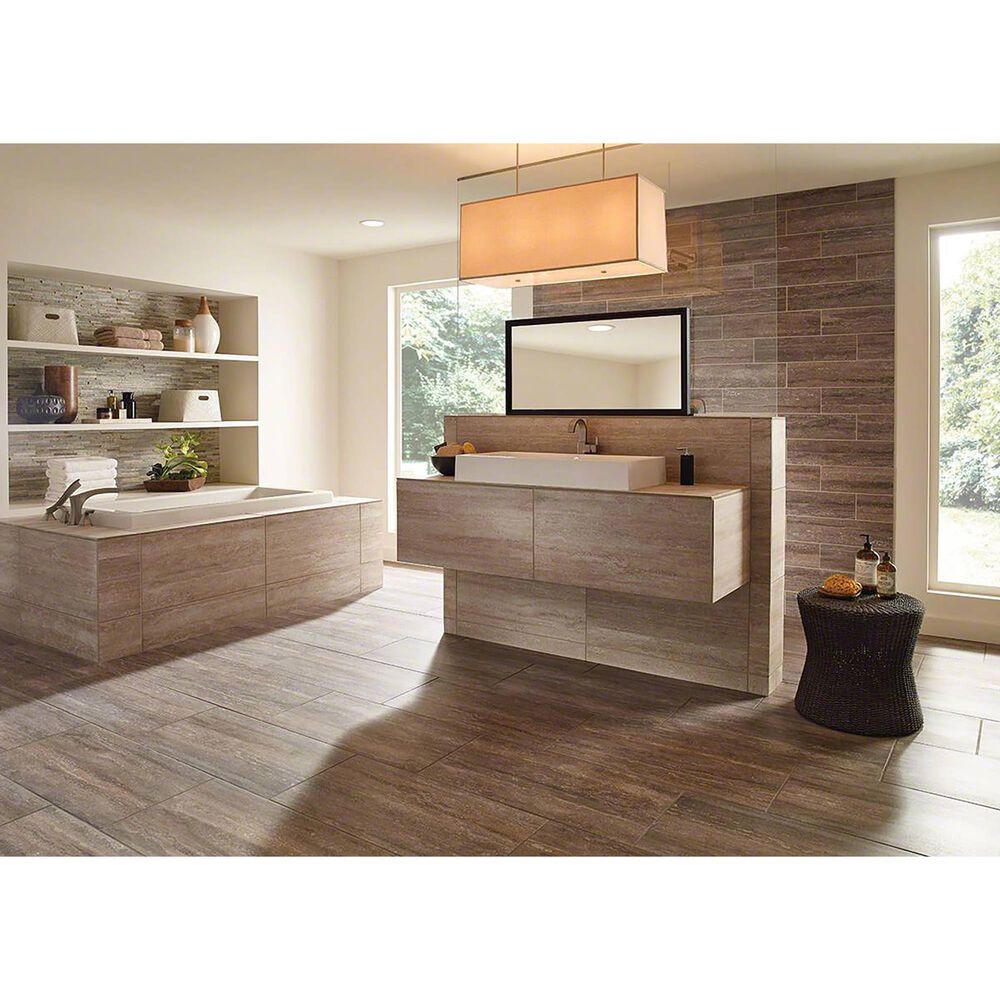 MS International Veneto Noce Rectangle12&quot; x 24&quot; Porcelain Tile, , large
