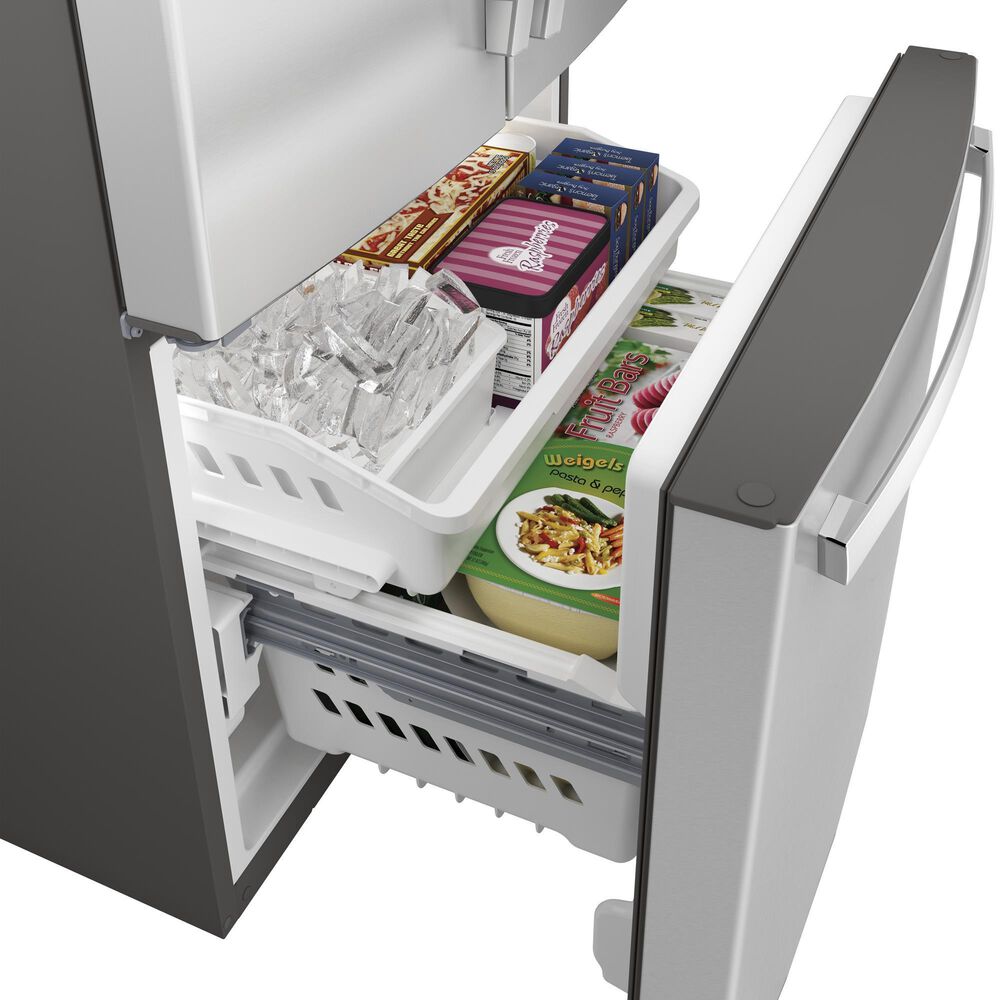 GE Appliances 24.7 Cu. Ft. French-Door Refrigerator with Internal Water Dispenser in Fingerprint Resistant Stainless Steel, , large