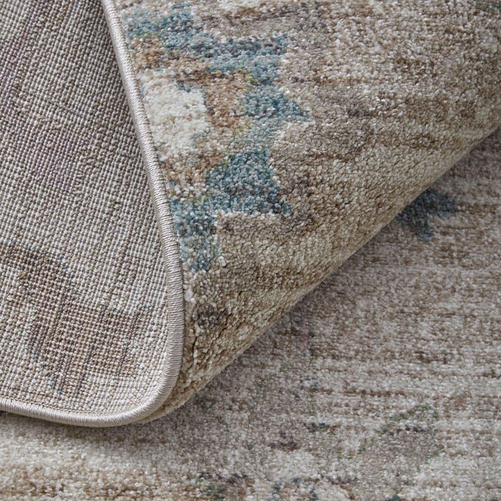 Feizy Rugs Dartmouth 39QKF 9&#39; x 12&#39; Beige and Multicolor Area Rug, , large