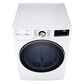 LG 7.4 Cu. Ft. Smart Front Load Gas Dryer with TurboSteam in White, , large