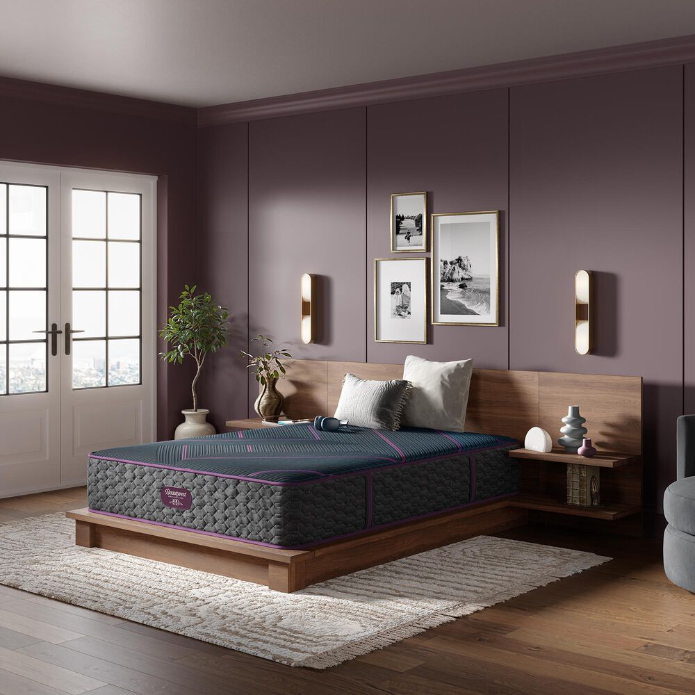 Beautyrest World Class Hybrid Level Three Medium Queen Mattress with High Profile Box Spring, , large