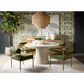Club Collection By Sunpan Ajani Arm Chair with Copenhagen Olive Cushion in Antique Brass, , large
