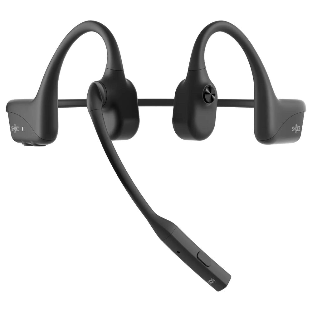 Shokz OpenComm2 Bone Conduction Stereo Bluetooth Headset in Black, , large