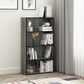 HOMLUX 4-Tier Open Shelf Bookcase in French Oak, , large