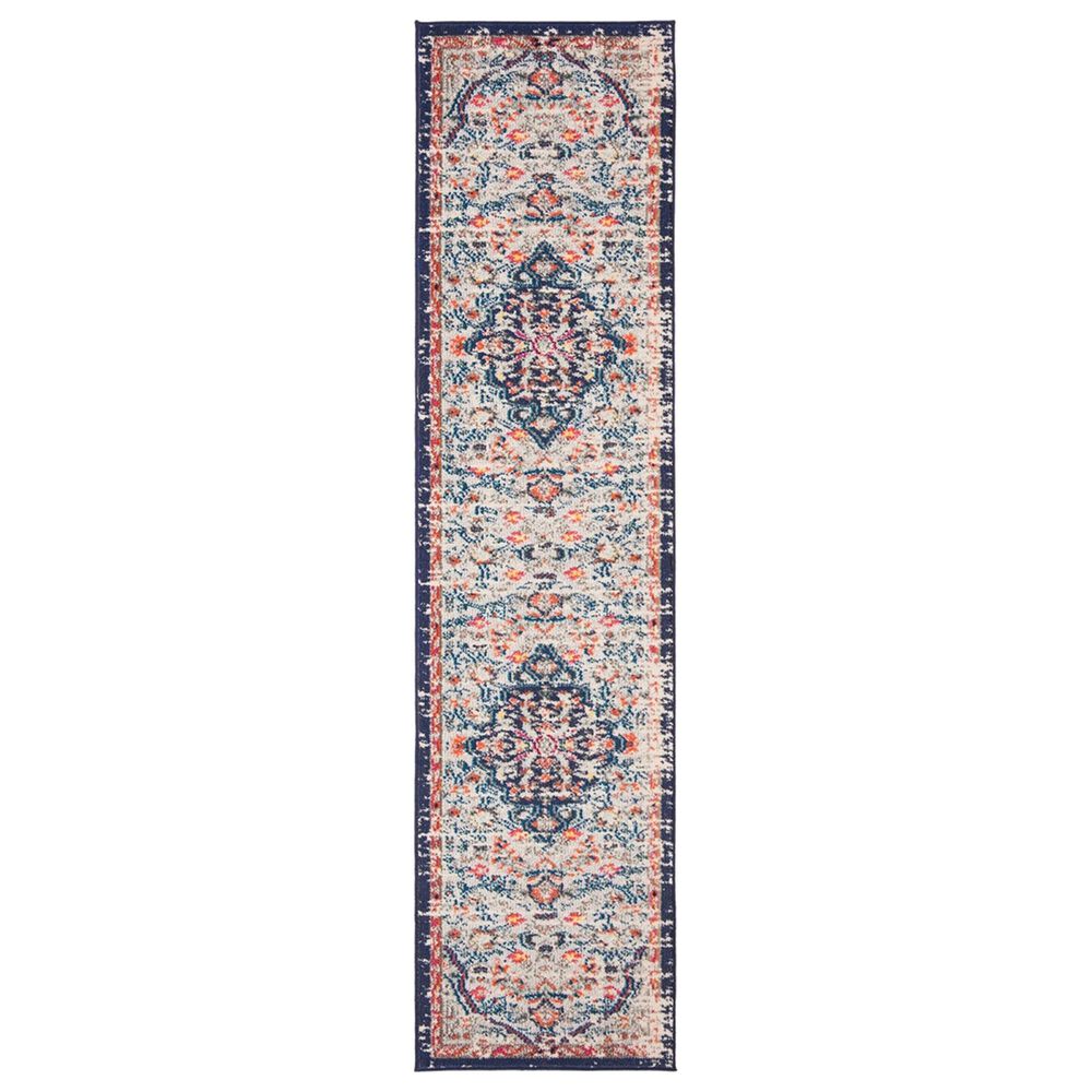 Safavieh Madison MAD447B 2"2" x 10" Beige and Black Runner, , large