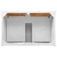James Martin Vanities Chicago 36" Single Bathroom Vanity in Glossy White with 3 cm Charcoal Soapstone Quartz Top and Rectangular Sink, , large