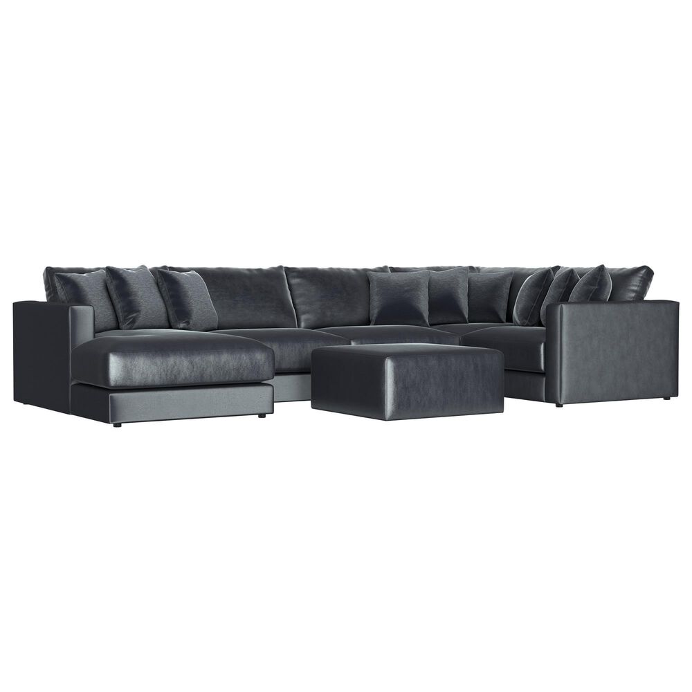 Hartsfield Remington 5-Piece Stationary Right Facing Chaise Sectional in Slate, , large