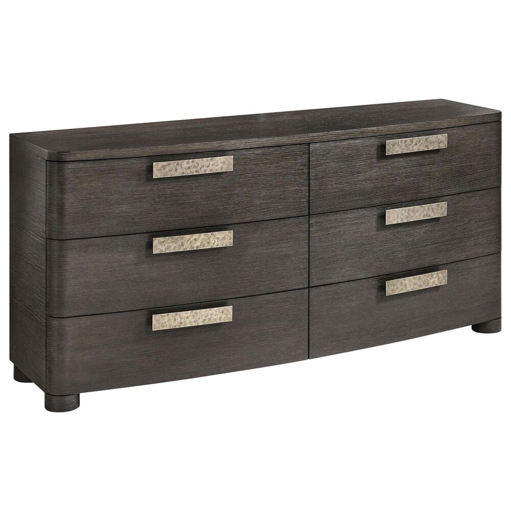 Bernhardt Geneve 6 Drawer Dresser and Mirror in Robor, , large