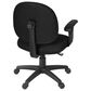 Regency Global Sourcing Comfort Series Swivel Computer Task Chair with Adjustable Arms in Black, , large