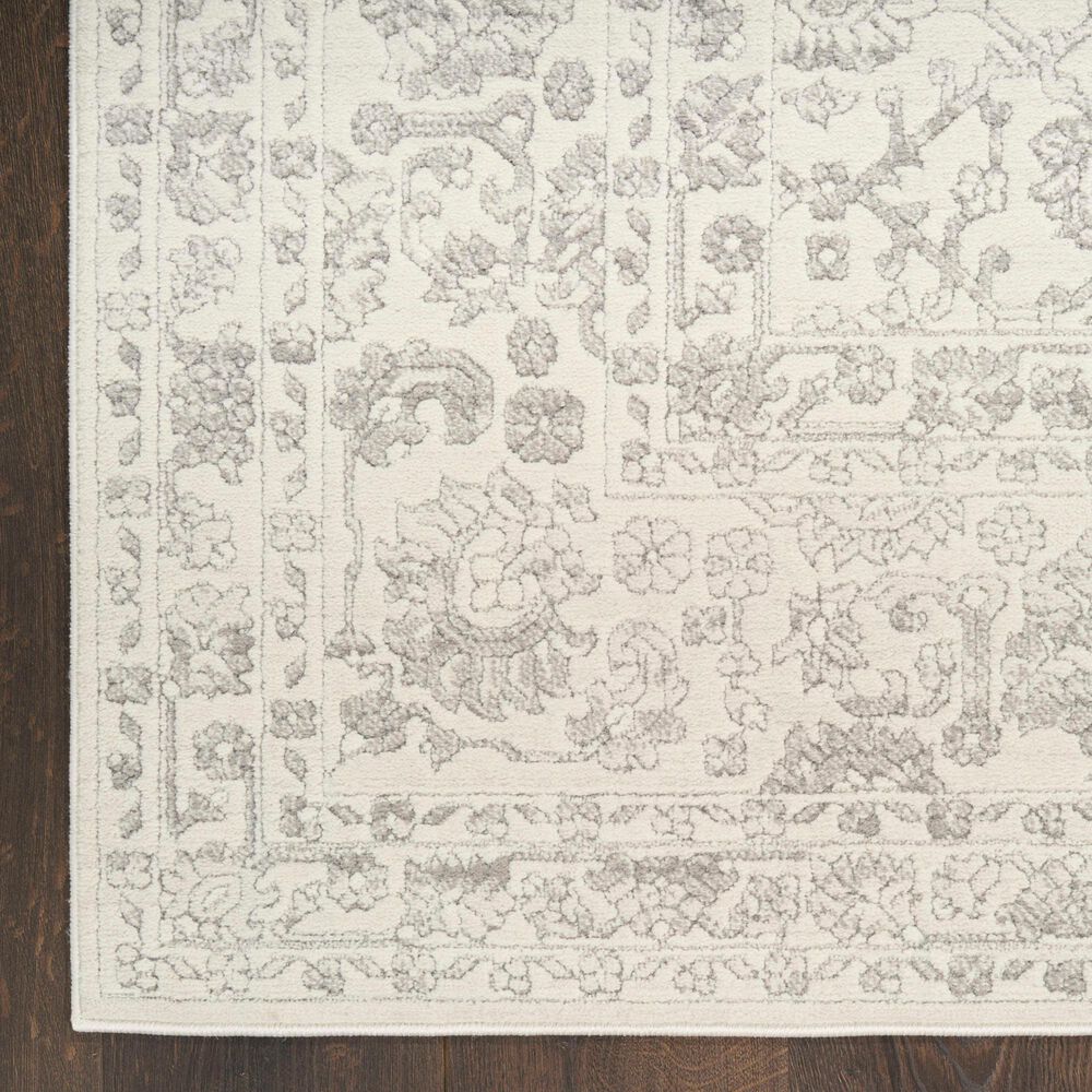 Nourison Grace GCE01 Grey 5'3" x 7'3" Area Rug, , large