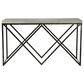 Flair Industries Console Table in Concrete Gray and Ebony, , large