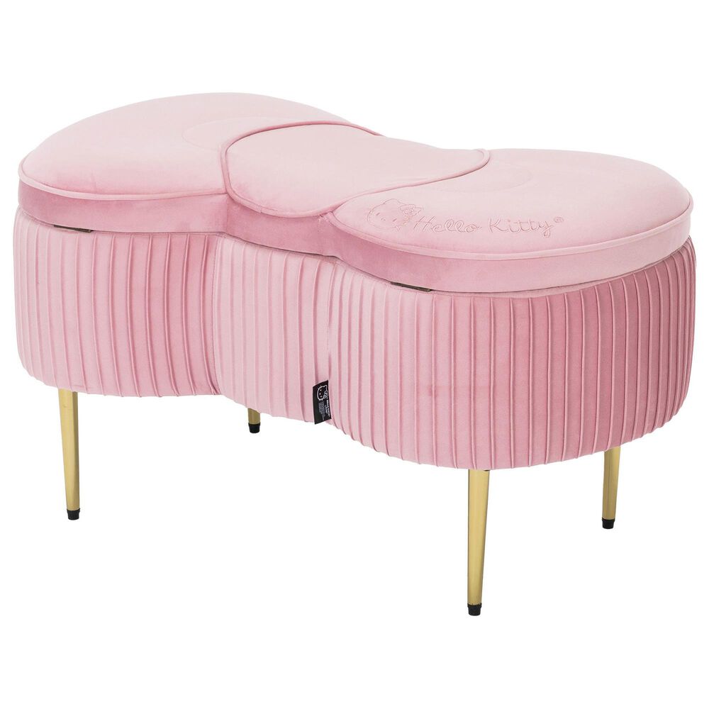 Impressions Vanity Hello Kitty Bow Storage Bench, , large