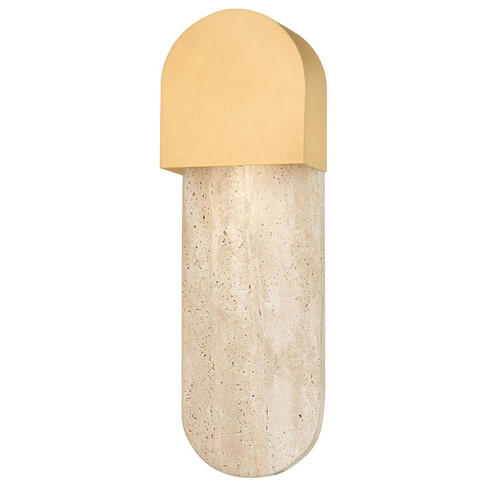 Hudson Valley Lighting Hobart 1-Light Wall Sconce in Aged Brass, , large